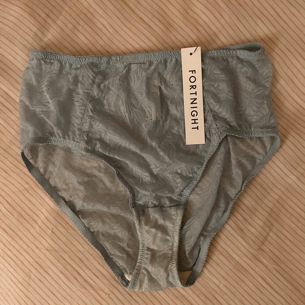 Fortnight High-Waisted Lace Briefs